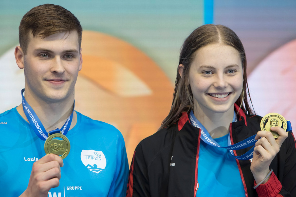Gold für Louis Schubert (SSG Leipzig) und Leni von Bonin (Dresdner SC), (Foto: Mirko Seifert)